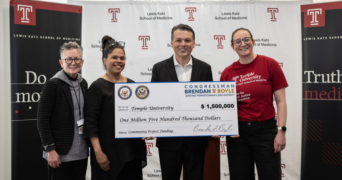 Temple awarded 1.5 million in federal funding for its Philadelphia
